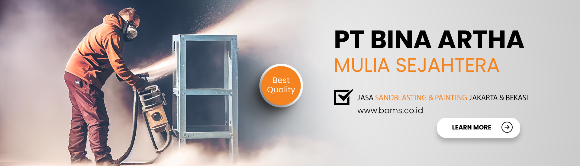 PT Bina Artha Mulia Sejahtera , Jasa Sandblasting Jakarta & Bekasi, Jasa Sandblasting dan Painting Jakarta & Bekasi , Jasa Painting Profesional , Layanan Sandblasting dan Painting , Sandblasting Harga Terjangkau ,Jasa Sandblasting Kalimantan , Wetblasting Berkualitas , Insulation Paint Indonesia , Jasa Coating Pipa Profesional , Peralatan Sandblasting Terbaik , Sandblasting untuk Industri , Sandblasting Jakarta Timur , Jasa Painting Pasar Rebo , Sandblasting Kalimantan dan Sumatera , Painting Proyek Jawa Barat , Layanan Sandblasting di Sulawesi , Sandblasting untuk Proyek Chevron , Jasa Painting untuk PLTU , Coating Pipa untuk Industri Minyak , Sandblasting Struktur Baja , Proyek Sandblasting Skala Besar , Teknologi Wetblasting Terkini , Jasa Sandblasting Bersertifikat , Painting Standar Internasional , Peralatan Sandblasting Modern , Jasa Sandblasting dengan Mutu Terjamin , Jasa Sandblasting Terdekat , Sandblasting Industri Minyak dan Gas , Spesialis Sandblasting di Indonesia , Painting Insulation untuk Struktur Baja , Layanan Sandblasting Murah dan Berkualitas,